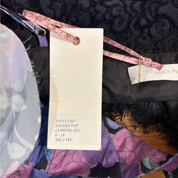 NWT Loveshack Fancy bustier. Natura Top Glowing Sea - Picture 4 of 5